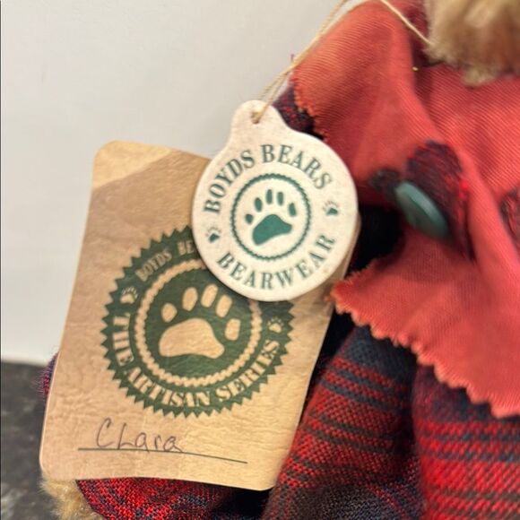Boyd's Bears Clara 1997 The Artisan Collection 15” Plush Buffalo Plaid #911061 - Picture 3 of 9